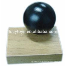 Black Ball Lock Interlocking Puzzle Toys Brain Teaser Puzzle en bois